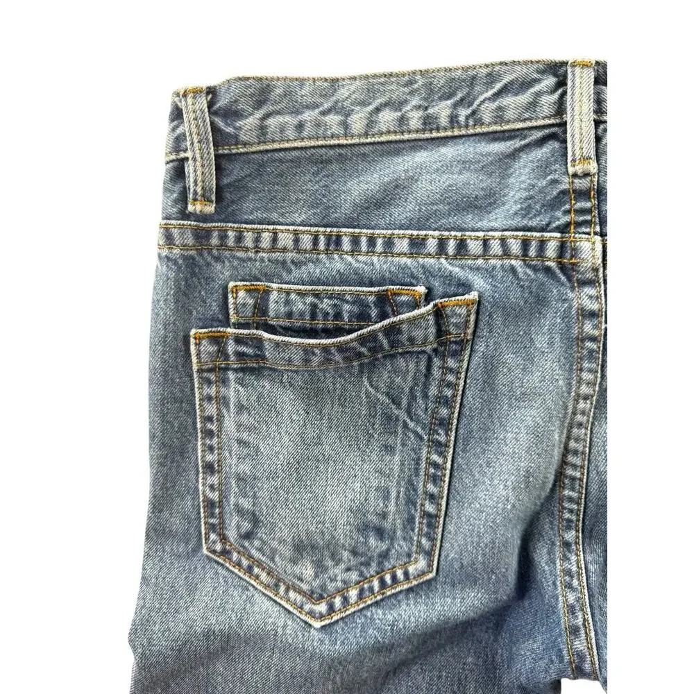 Helmut Lang MR 87 Heritage Slim Jeans Mens 30x30 Blue Denim Designer USA Made